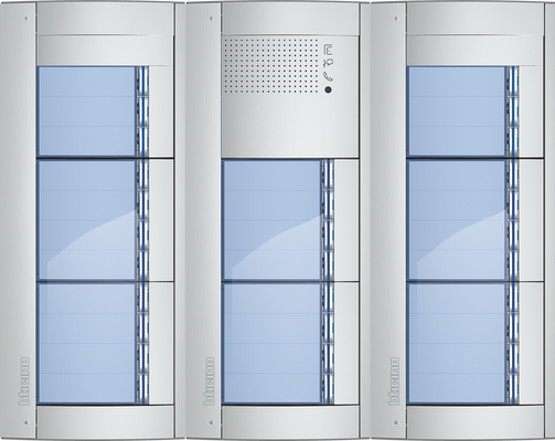 BTicino Deurstation Serie 131A met 30 beldrukkers intercom buitenpost 30 appartementen BTicino